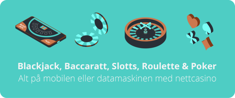 casino på nett i mobil eller datamaskin