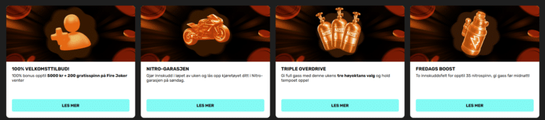 kampanjer hos nitro casino