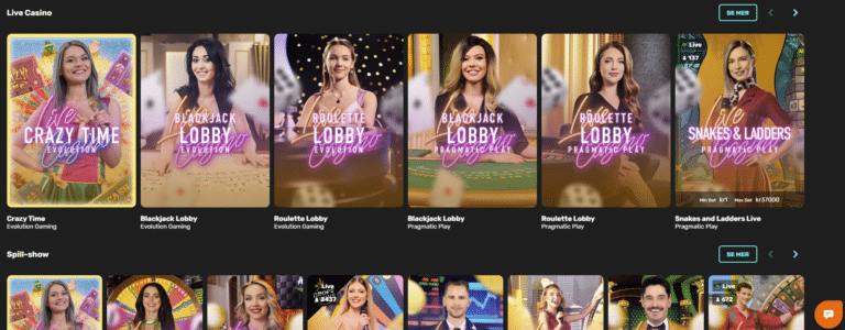 live casino spill hos nitro casino