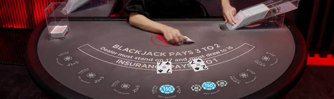 live blackjack bord