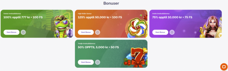 boho casino velkomstbonuser