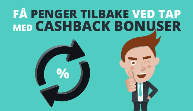 cashback bonus penger tilbake ved tap