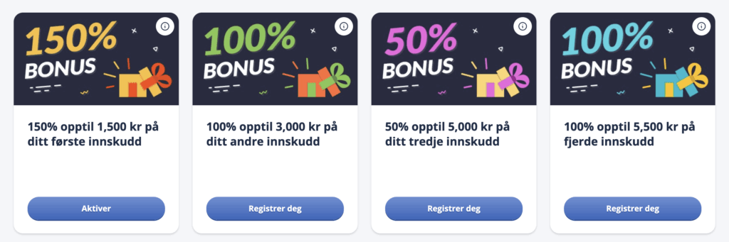 mr bet bonus norge