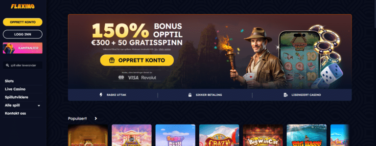 flaxino casino hjemmeside