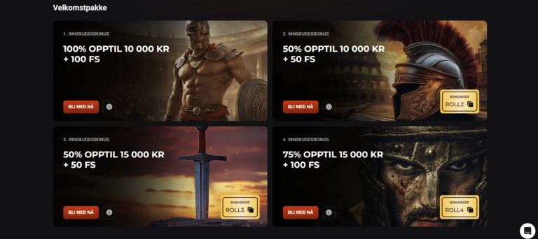 casino bonus hos Rollero