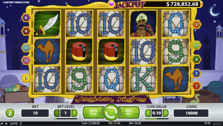 arabian nights slot