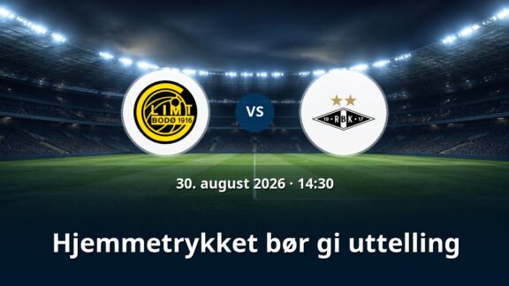 Bodo/Glimt – Rosenborg: Hjemmetrykket bør gi uttelling