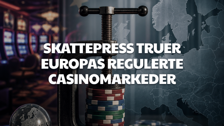 Skattepress truer Europas regulerte casinomarkeder
