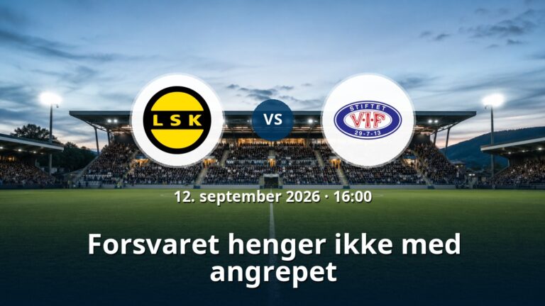 Lillestrom – Valerenga: Forsvaret henger ikke med angrepet
