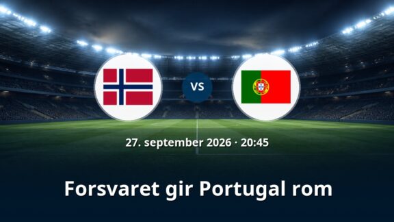 Norge – Portugal: Forsvaret gir Portugal rom