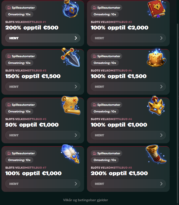 casino bonus hos Rivo Casino