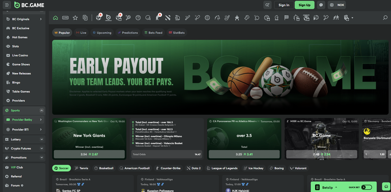 betting på bc game