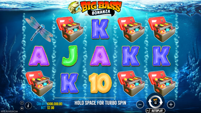 Big Bass Bonanza slot med 5 hjul og 10 gevinstlinjer