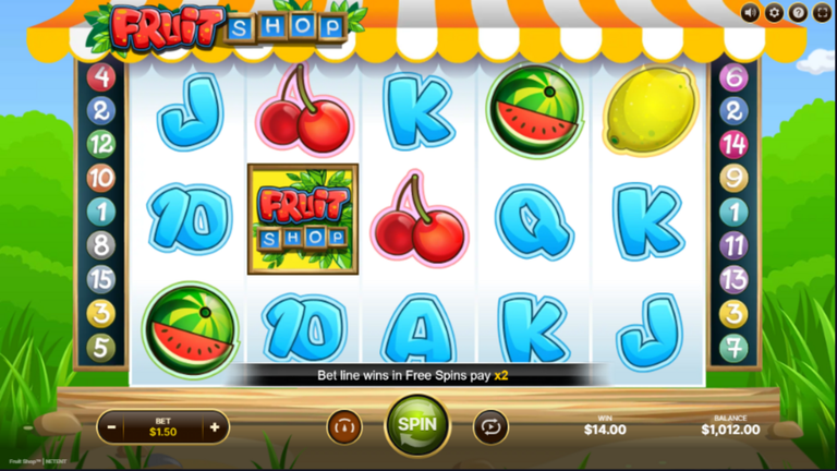 fruit shop slot gevinst