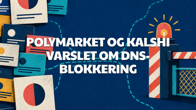 Polymarket og Kalshi varslet om DNS-blokkering