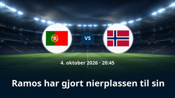 Portugal – Norge: Ramos har gjort nierplassen til sin