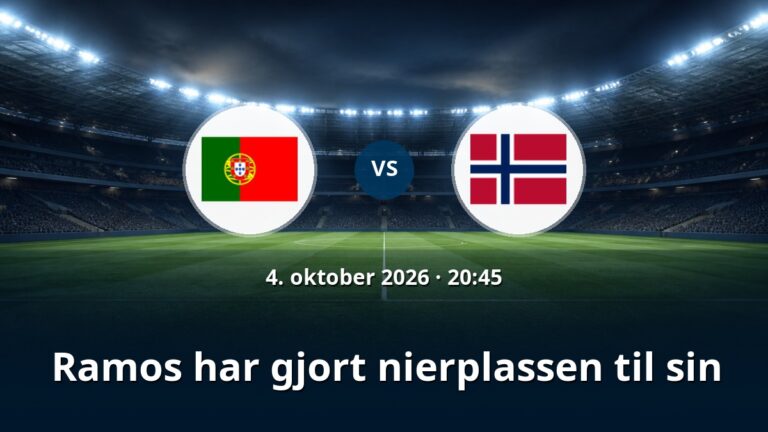 Portugal – Norge: Ramos har gjort nierplassen til sin