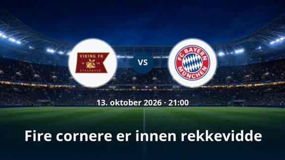 Viking – Bayern München: Fire cornere er innen rekkevidde