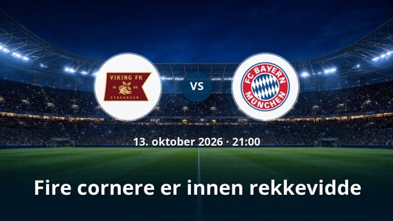 Viking – Bayern München: Fire cornere er innen rekkevidde